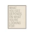 Picture of What you See _GroupedProduct_Rectangle_Portrait_Canvas_Framed_