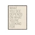 Picture of What you See _GroupedProduct_Rectangle_Portrait_Canvas_Framed_