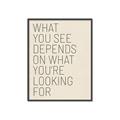 Picture of What you See _GroupedProduct_Rectangle_Portrait_Canvas_Framed_