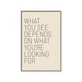 Picture of What you See _GroupedProduct_Rectangle_Portrait_Canvas_Framed_