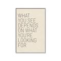 Picture of What you See _GroupedProduct_Rectangle_Portrait_Canvas_Framed_