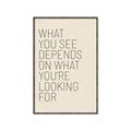 Picture of What you See _GroupedProduct_Rectangle_Portrait_Canvas_Framed_