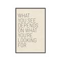 Picture of What you See _GroupedProduct_Rectangle_Portrait_Canvas_Framed_