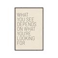 Picture of What you See _GroupedProduct_Rectangle_Portrait_Canvas_Framed_