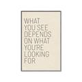 Picture of What you See _GroupedProduct_Rectangle_Portrait_Canvas_Framed_