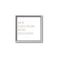 Picture of Our Love Story _GroupedProduct_Square_Canvas_Framed_