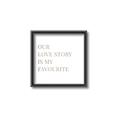 Picture of Our Love Story _GroupedProduct_Square_Canvas_Framed_