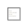 Picture of Our Love Story _GroupedProduct_Square_Canvas_Framed_