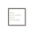 Picture of Our Love Story _GroupedProduct_Square_Canvas_Framed_