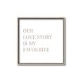 Picture of Our Love Story _GroupedProduct_Square_Canvas_Framed_
