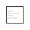 Picture of Our Love Story _GroupedProduct_Square_Canvas_Framed_