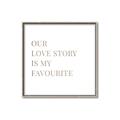 Picture of Our Love Story _GroupedProduct_Square_Canvas_Framed_