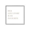 Picture of Our Love Story _GroupedProduct_Square_Canvas_Framed_