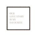 Picture of Our Love Story _GroupedProduct_Square_Canvas_Framed_