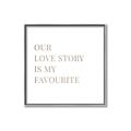 Picture of Our Love Story _GroupedProduct_Square_Canvas_Framed_