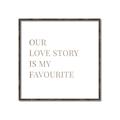 Picture of Our Love Story _GroupedProduct_Square_Canvas_Framed_