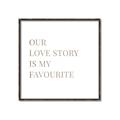 Picture of Our Love Story _GroupedProduct_Square_Canvas_Framed_