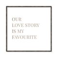 Picture of Our Love Story _GroupedProduct_Square_Canvas_Framed_