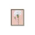 Picture of Single White Flower _GroupedProduct_Rectangle_Portrait_Canvas_Framed_