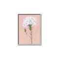 Picture of Single White Flower _GroupedProduct_Rectangle_Portrait_Canvas_Framed_