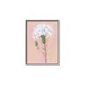 Picture of Single White Flower _GroupedProduct_Rectangle_Portrait_Canvas_Framed_