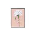 Picture of Single White Flower _GroupedProduct_Rectangle_Portrait_Canvas_Framed_