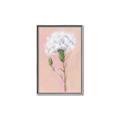 Picture of Single White Flower _GroupedProduct_Rectangle_Portrait_Canvas_Framed_