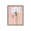 Picture of Single White Flower _GroupedProduct_Rectangle_Portrait_Canvas_Framed_