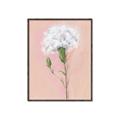 Picture of Single White Flower _GroupedProduct_Rectangle_Portrait_Canvas_Framed_
