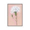 Picture of Single White Flower _GroupedProduct_Rectangle_Portrait_Canvas_Framed_