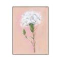 Picture of Single White Flower _GroupedProduct_Rectangle_Portrait_Canvas_Framed_