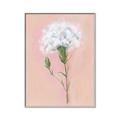 Picture of Single White Flower _GroupedProduct_Rectangle_Portrait_Canvas_Framed_