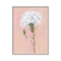 Picture of Single White Flower _GroupedProduct_Rectangle_Portrait_Canvas_Framed_