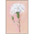 Picture of Single White Flower _GroupedProduct_Rectangle_Portrait_Canvas_Framed_