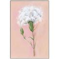Picture of Single White Flower _GroupedProduct_Rectangle_Portrait_Canvas_Framed_
