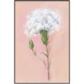 Picture of Single White Flower _GroupedProduct_Rectangle_Portrait_Canvas_Framed_