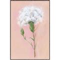 Picture of Single White Flower _GroupedProduct_Rectangle_Portrait_Canvas_Framed_