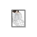 Picture of Lady Checks I _GroupedProduct_Rectangle_Portrait_Canvas_Framed_
