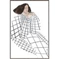 Picture of Lady Checks I _GroupedProduct_Rectangle_Portrait_Canvas_Framed_