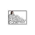 Picture of Lady Polka Dot _GroupedProduct_Rectangle_Landscape_Canvas_Framed_