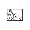 Picture of Lady Polka Dot _GroupedProduct_Rectangle_Landscape_Canvas_Framed_