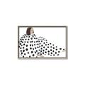 Picture of Lady Polka Dot _GroupedProduct_Rectangle_Landscape_Canvas_Framed_