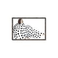 Picture of Lady Polka Dot _GroupedProduct_Rectangle_Landscape_Canvas_Framed_
