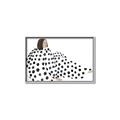 Picture of Lady Polka Dot _GroupedProduct_Rectangle_Landscape_Canvas_Framed_