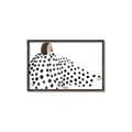 Picture of Lady Polka Dot _GroupedProduct_Rectangle_Landscape_Canvas_Framed_