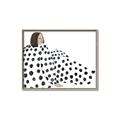 Picture of Lady Polka Dot _GroupedProduct_Rectangle_Landscape_Canvas_Framed_