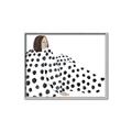 Picture of Lady Polka Dot _GroupedProduct_Rectangle_Landscape_Canvas_Framed_