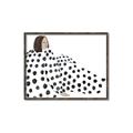 Picture of Lady Polka Dot _GroupedProduct_Rectangle_Landscape_Canvas_Framed_