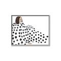 Picture of Lady Polka Dot _GroupedProduct_Rectangle_Landscape_Canvas_Framed_