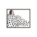 Picture of Lady Polka Dot _GroupedProduct_Rectangle_Landscape_Canvas_Framed_